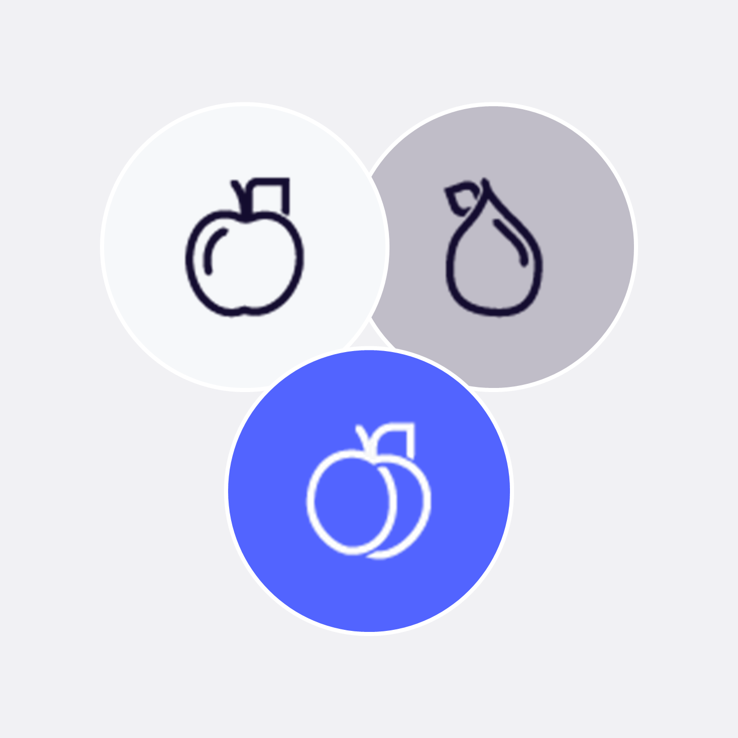 Apple Pear and Peach