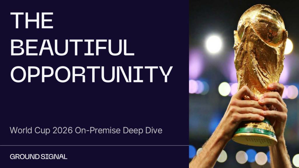 World Cup 2026 On-Premise Playbook