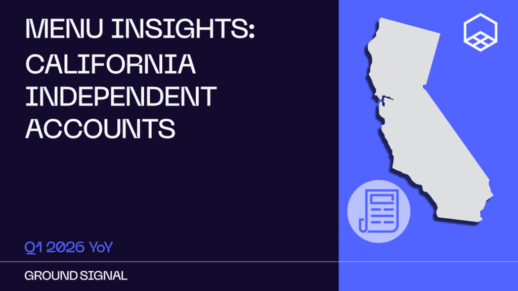 california q1 2026 menu insights