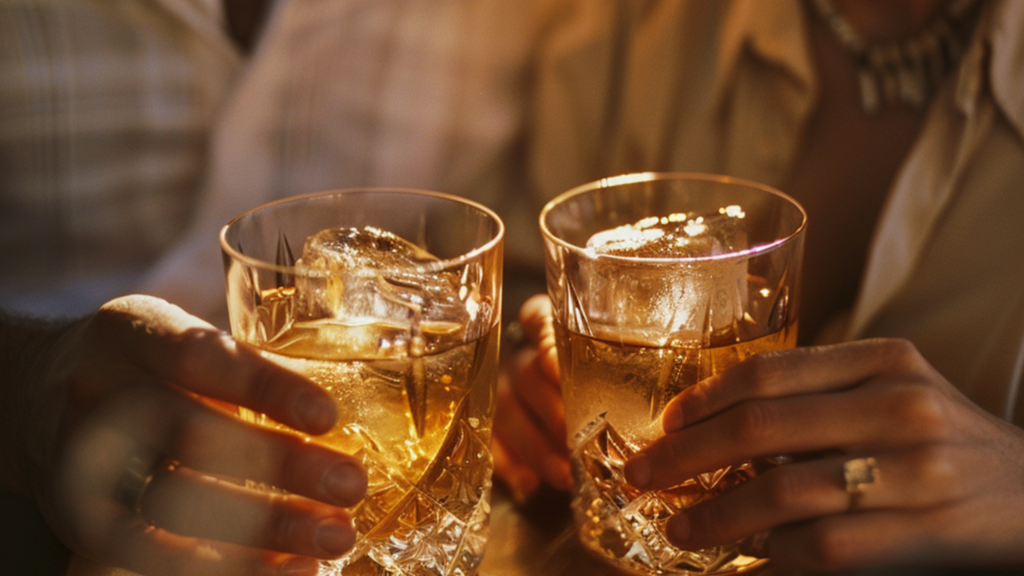 Scotch on the rocks