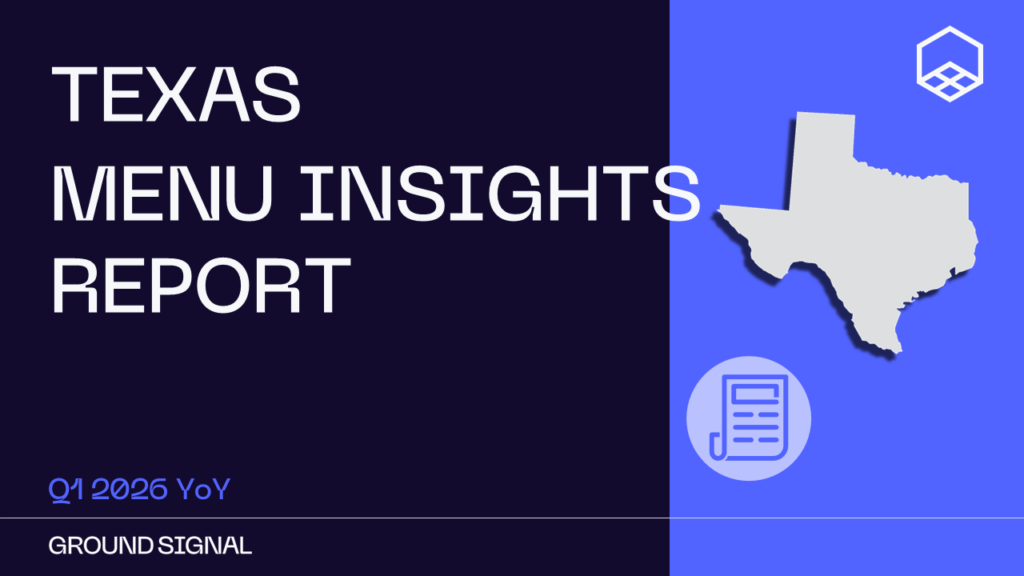 Texas Menu Insights Q1 2026