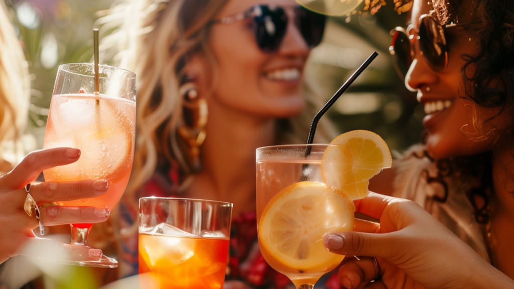Consumers with daytime cocktails at an On-Premise venue, illustrating Day Drinking occasion trends